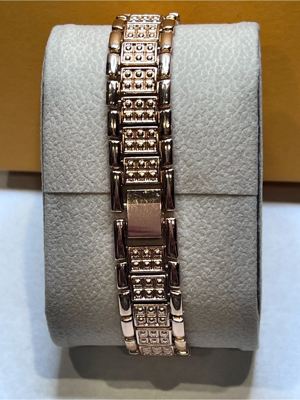 Rose Gold CZ stone Women's Bracelet Watch